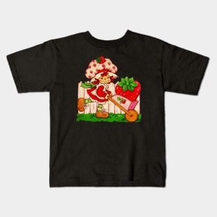 Vintage Strawberry sweet day Kids T-Shirt